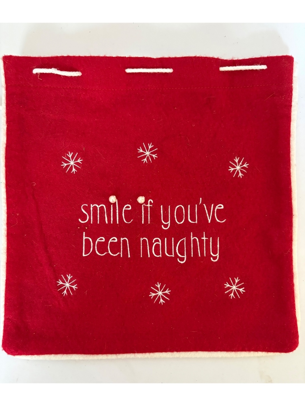 Smile if you’ve been naughty bad